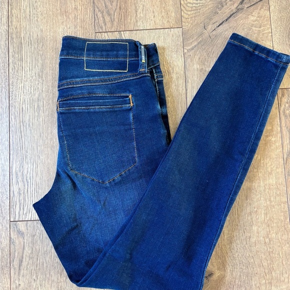 Lole Women's Dark Blue Skinny Jeans 7/8 length size 24 - Picture 4 of 7